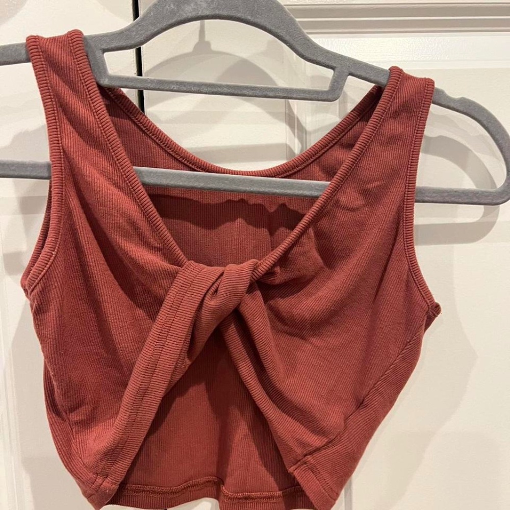 SHEIN twisted crop tank